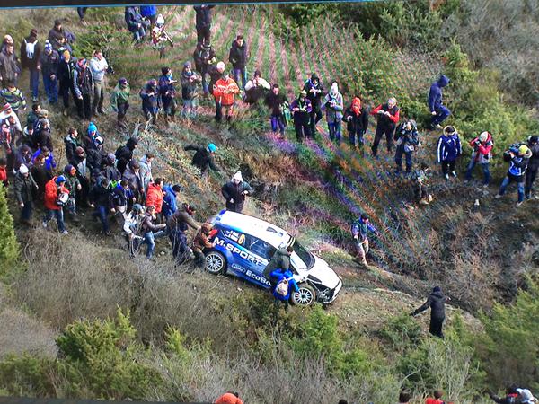 Some outside help for Ott Tanak M-Sport Ford Fiesta RS