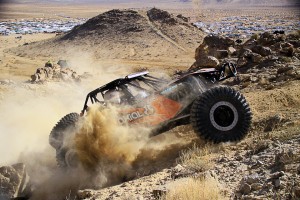 King of the Hammers car and background