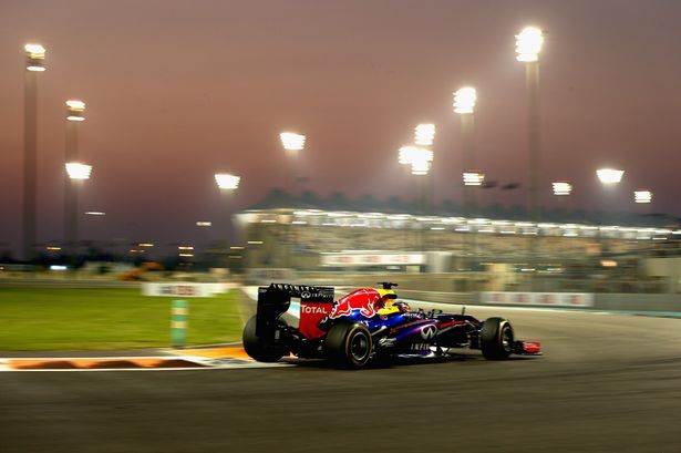 Vettel Yas Marina