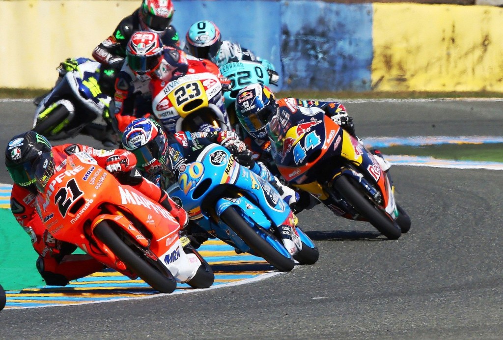 Francesco “Pecco” Bagnaia leading the pack