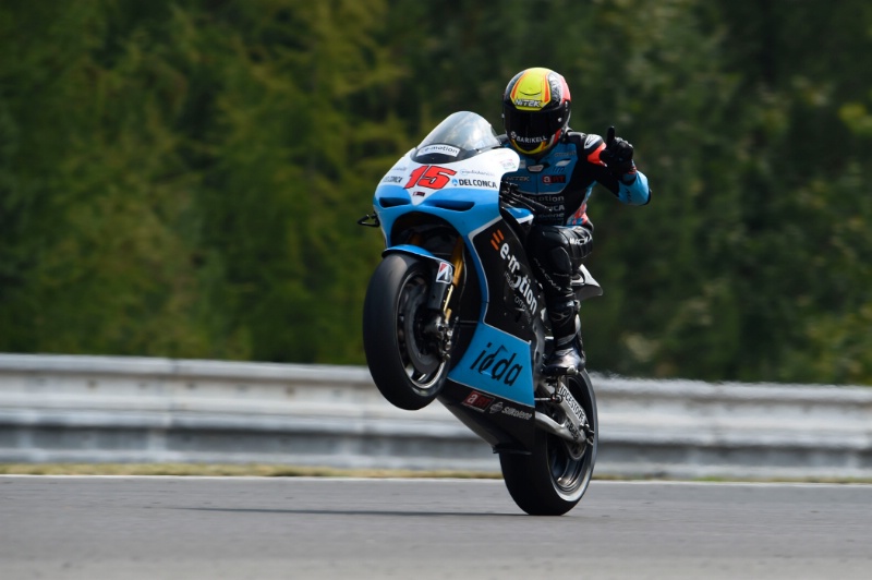 Alex de Angelis wheelie