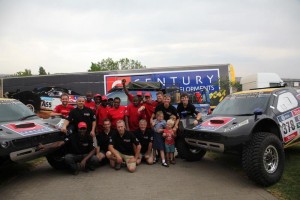 Century Racing. A stern effort.
