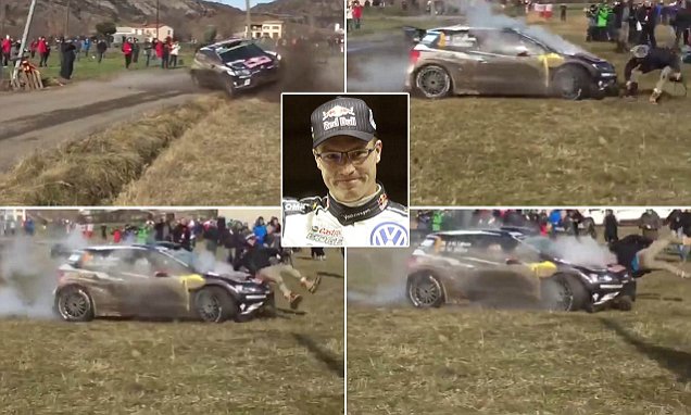 Latvala and spectator
