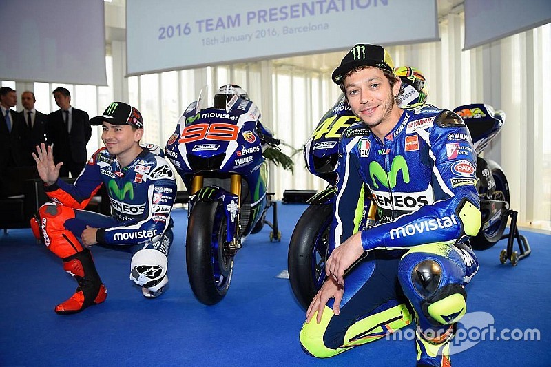 Jorge Lorenzo and Valentino Rossi