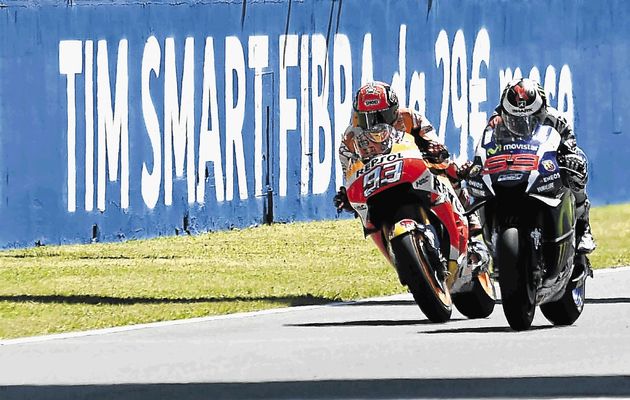 Marc Marquez and Jorge Lorenzo