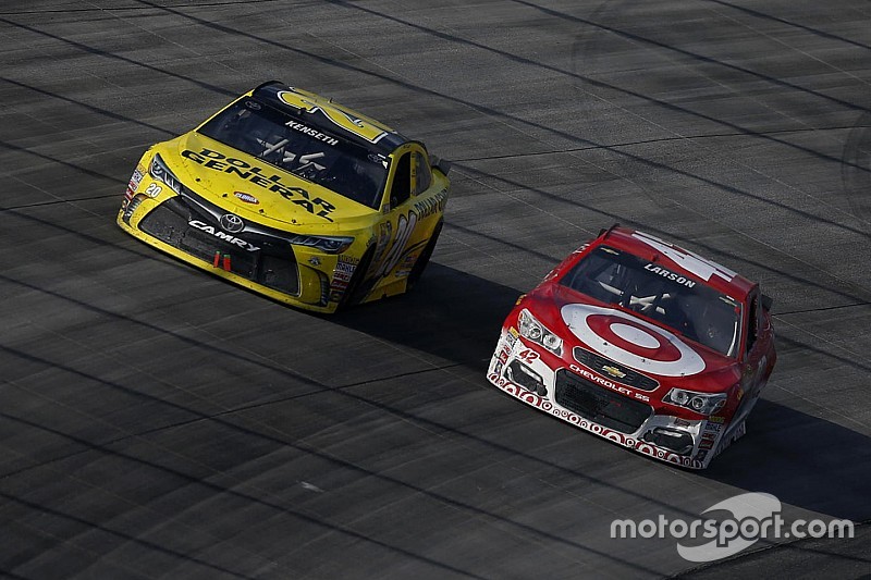 Matt Kenseth and Kyle Larsson