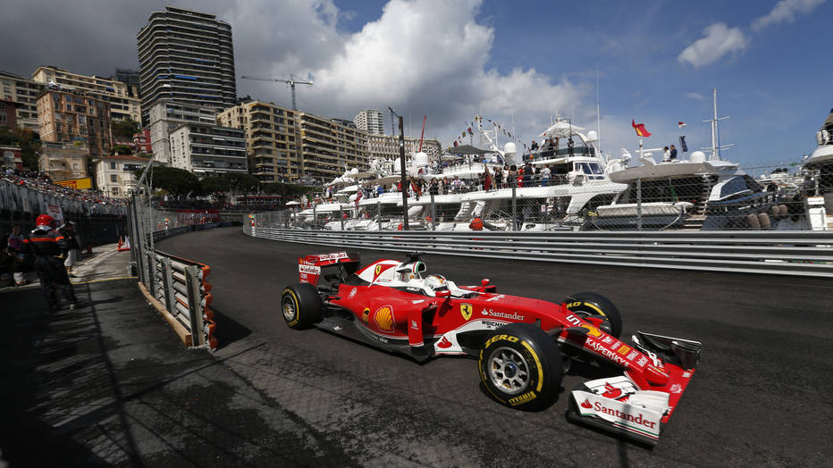 Monte Carlo, Monaco. Sunday 29 May 2016. Sebastian Vettel, Ferrari SF16-H. World Copyright: Andrew Ferraro/LAT Photographic ref: Digital Image _14P9499