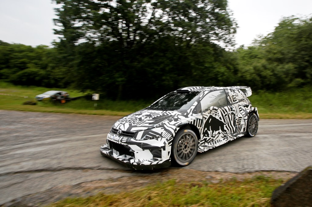 VW WRC Polo R 2017 test