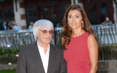 Bernie Ecclestone and Aparecida/photo: The Guardian