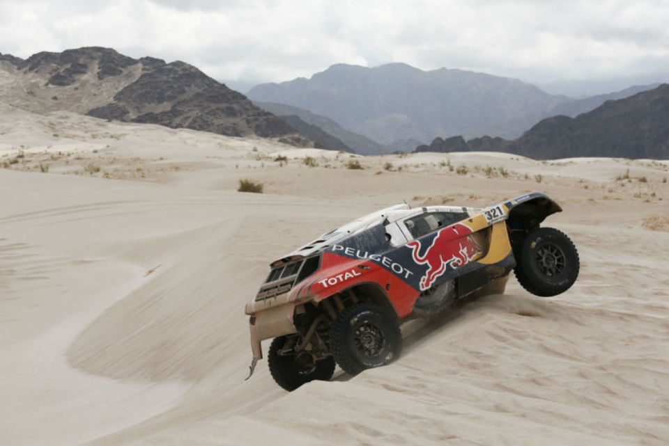 Peugeot and sand