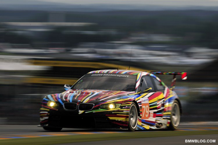 06.06.-13.06.2010 Le Mans (FR), Andy Priaulx (GB), Dirk Müller (DE), Dirk Werner (DE), No 79, Team BMW Motorsport, BMW M3 GT2 Art Car designed by Jeff Koons, 2010 Le Mans 24 Hours (LM24). This image is Copyright free for editorial use © BMW AG