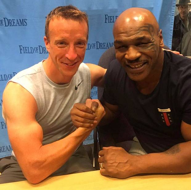 Kris Meeke and Mike Tyson