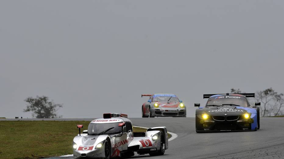 16-19 October, 2013, Braselton, Georgia USA Andy Meyrick, Katherine Legge Delta Wing DWC13, Uwe Alzen, Maxime Martin, Jorg Muller BMW Team RLL, BMW Z4 GTE, Seth Neiman, Dion von Moltke, Brett Sandberg Flying Lizard Motorsports, Porsche 911 GT3 Cup ©2013 Scott R LePage  LAT Photo USA