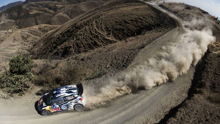 Sebastien Ogier (FRA) performs during the FIA World Rally Championship Mexico 2016 in Leon, Mexico on March 5, 2016 // Jaanus Ree/Red Bull Content Pool // P-20160306-00016 // Usage for editorial use only // Please go to www.redbullcontentpool.com for further information. //
