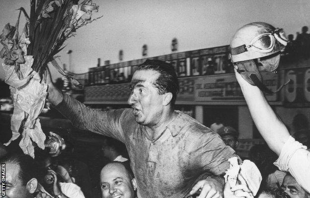 Alberto Ascari won twice at Monza and then lost his life there.