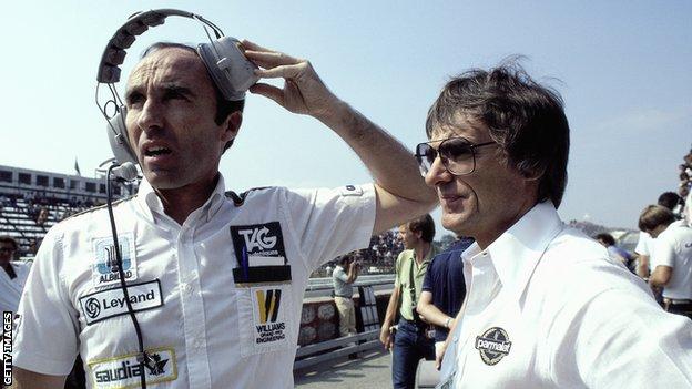 Bernie Ecclestone and Frank Williams